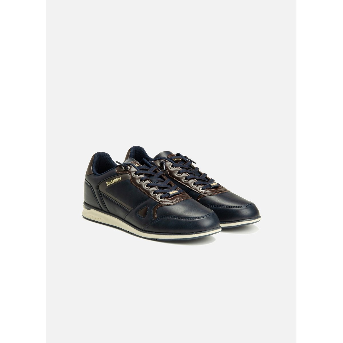 Baskets pu 2BELFAST bleu marine, REDSKINS