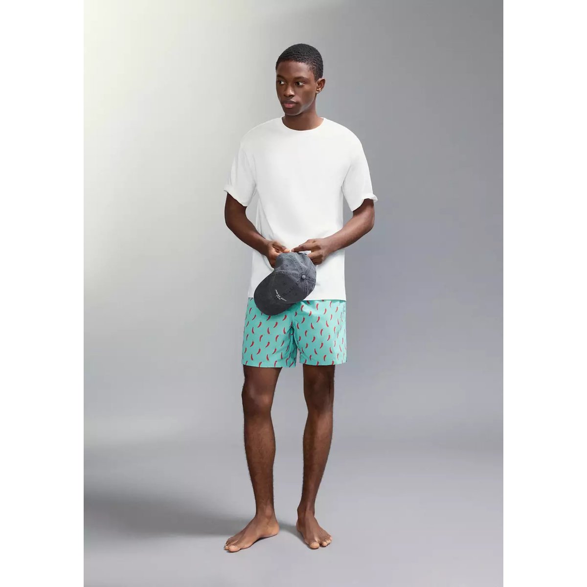 Maillot de bain imprimé vert, MANGO TEEN