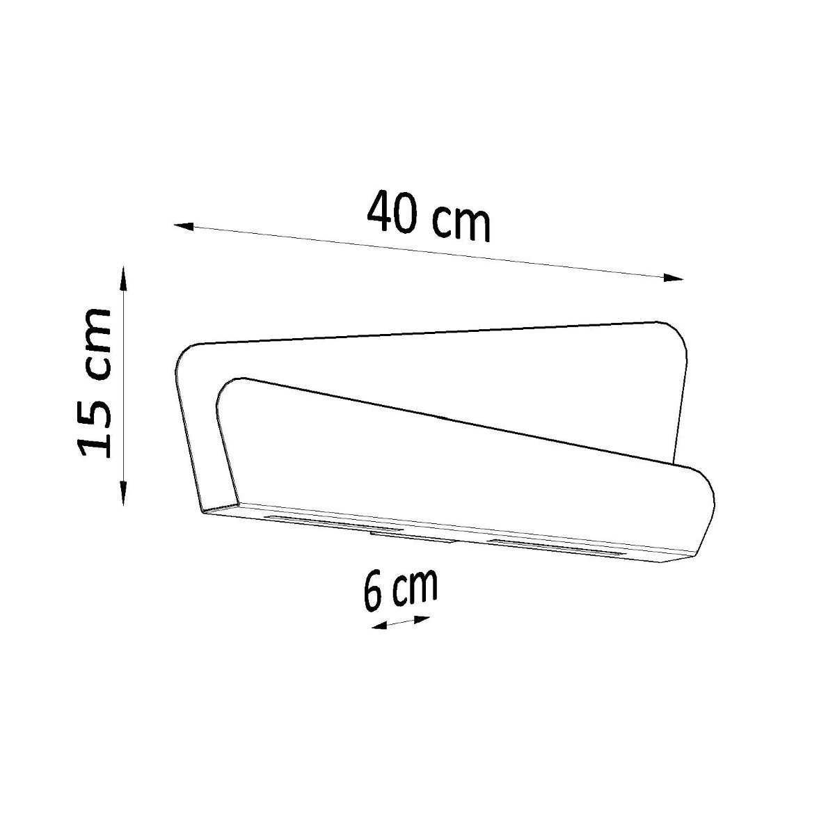 Applique Acier Blanc G9 2 Bascia blanc, EDEN