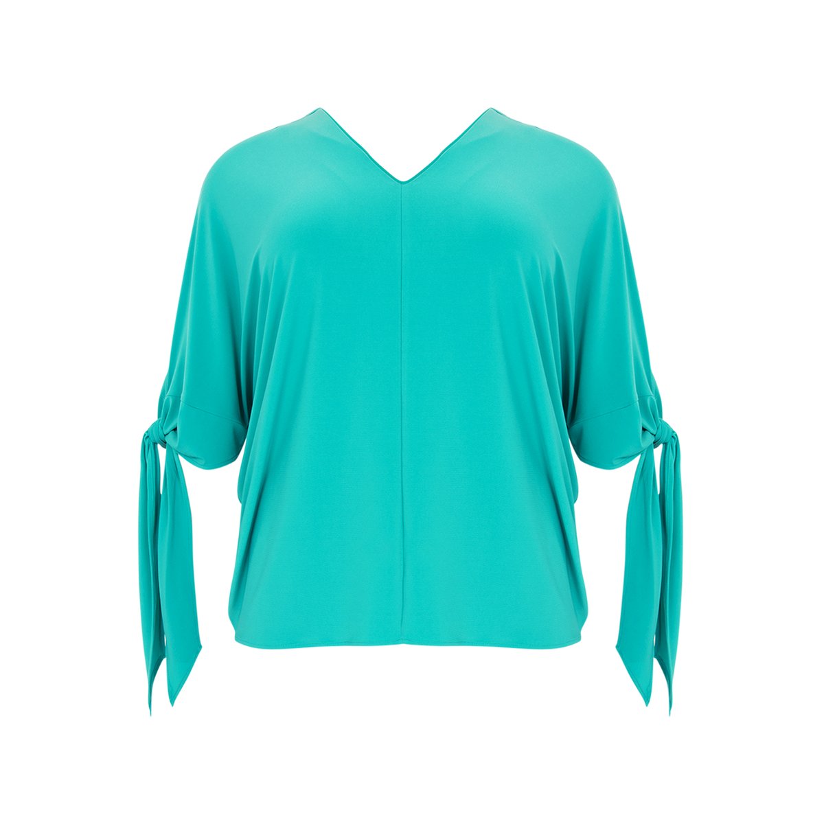 Chemise v-cou turquoise, YOEK