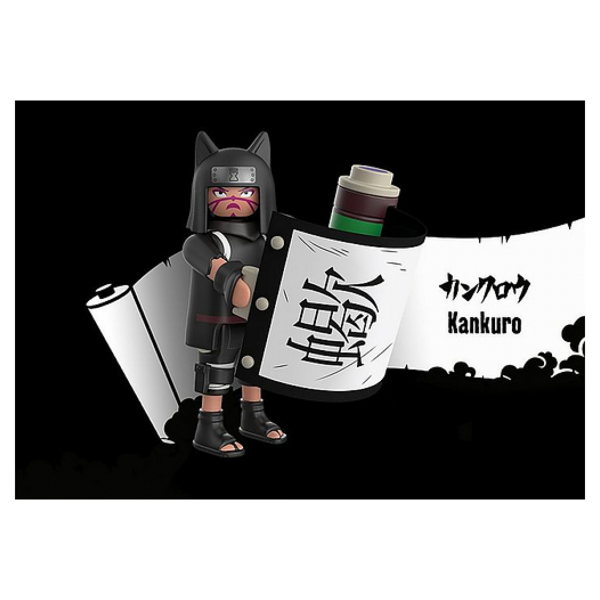 71225 personnage naruto Kankuro noir, PLAYMOBIL