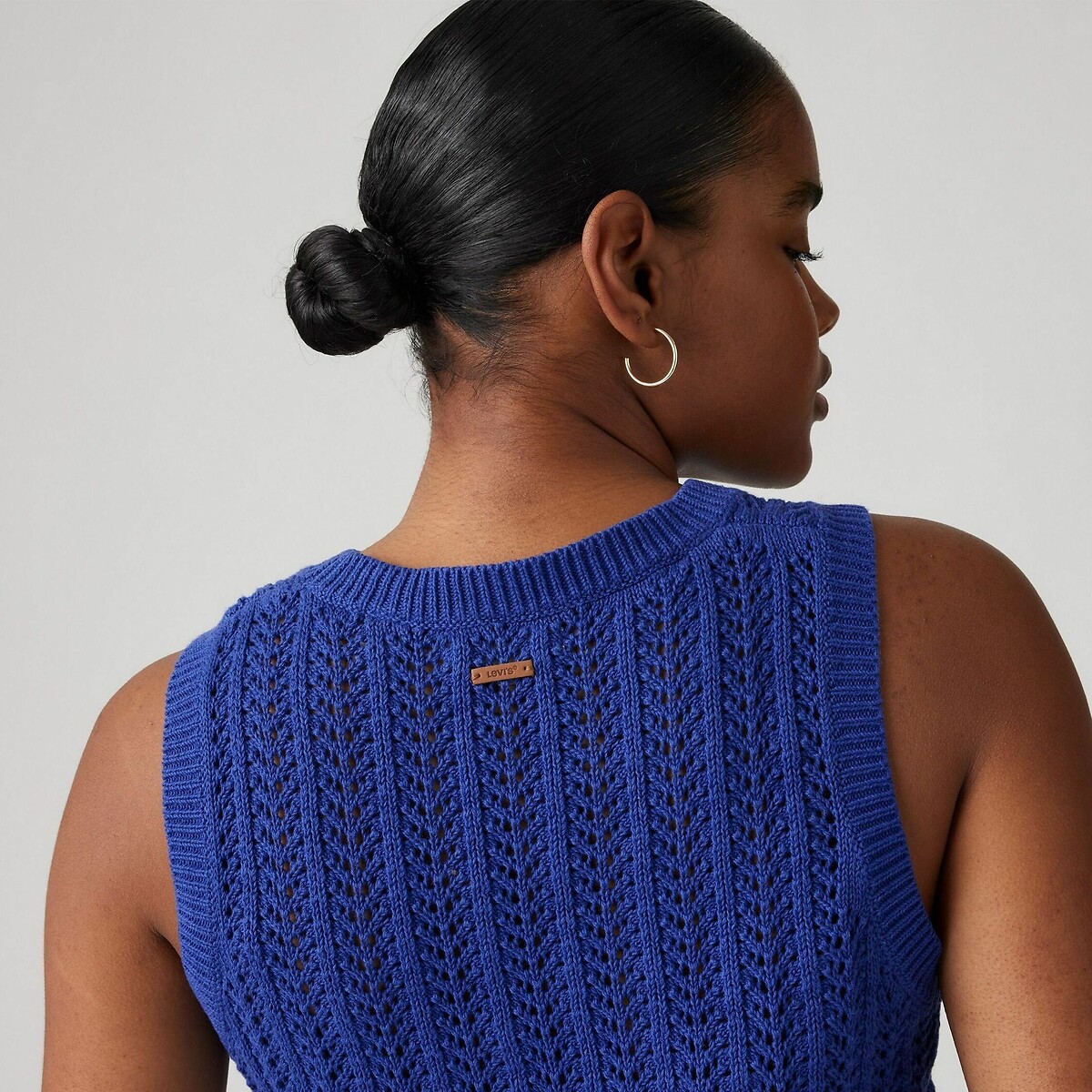 Top sans manches en crochet mazarine blue, LEVI'S
