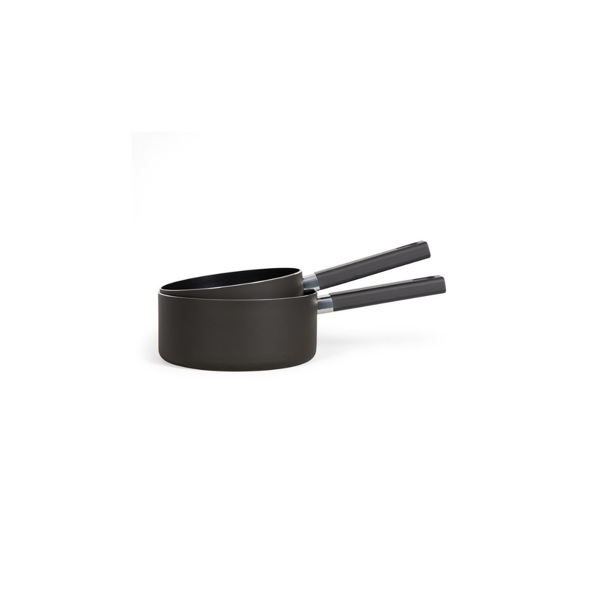 Set de 2 casseroles PREMIER CHEF noir, LIVOO