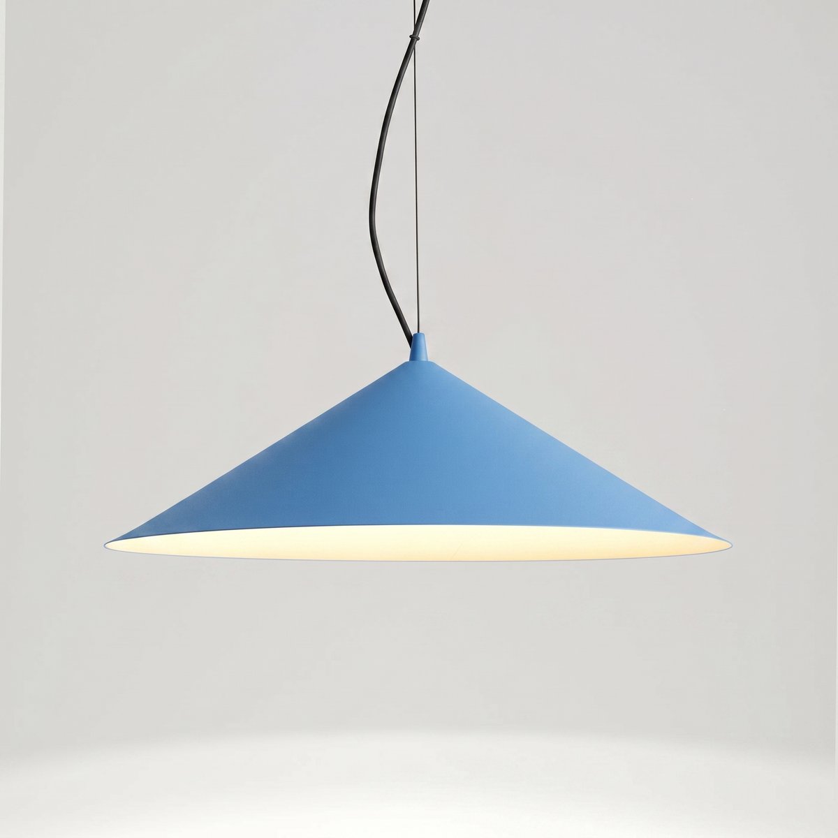 Suspension Acier Bleu LED 1 Fint bleu, EDEN