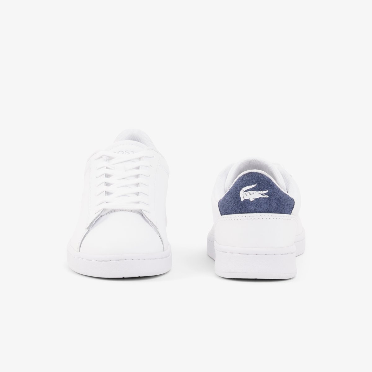 Sneakers Carnaby Set homme en cuir blanc-407, LACOSTE