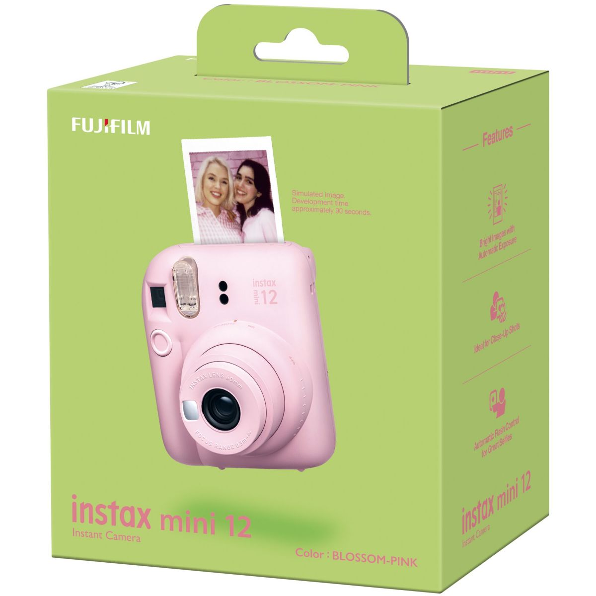 Appareil photo Instantané INSTAX Mini 12 pink rose, FUJIFILM