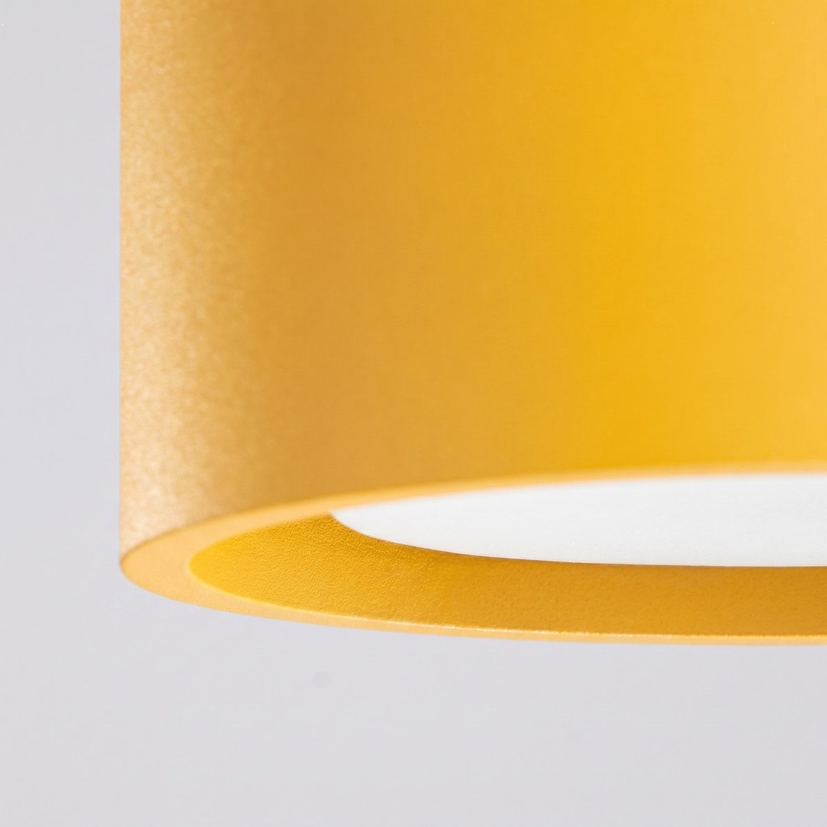 Plafonnier Aluminium Jaune Gx53 2 MODO jaune, EDEN
