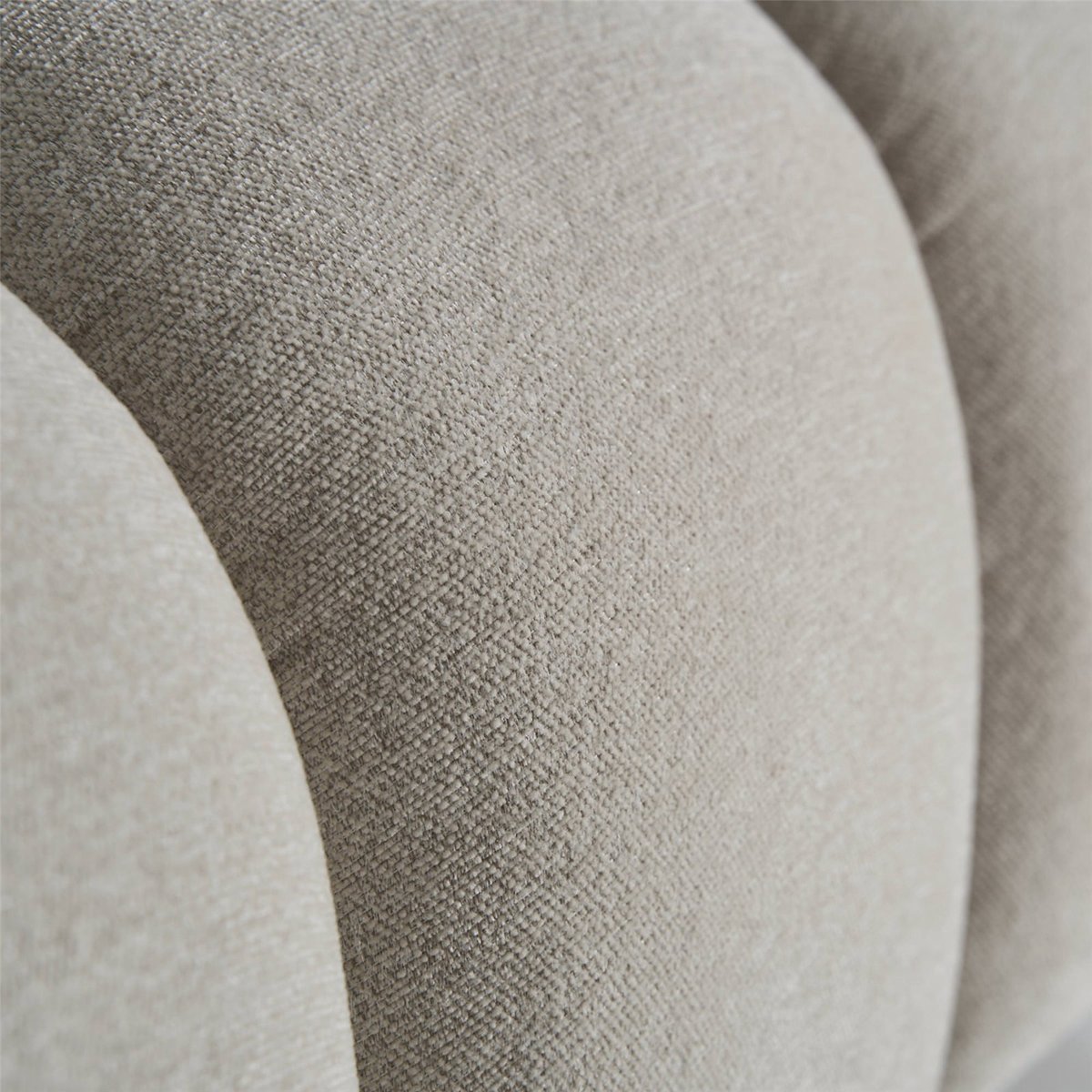 Repose-pieds pouf contemporain pour salon gris contemporain élégant, RECOLLECTION