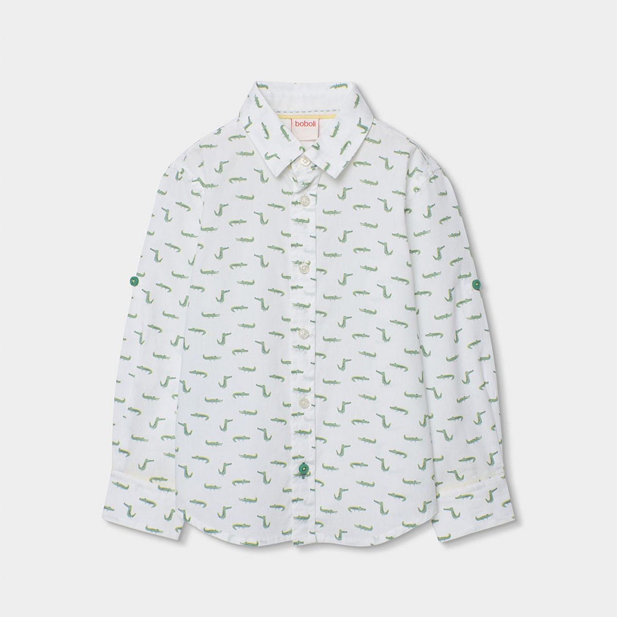 Chemise imprimé crocodile multicolore, BOBOLI