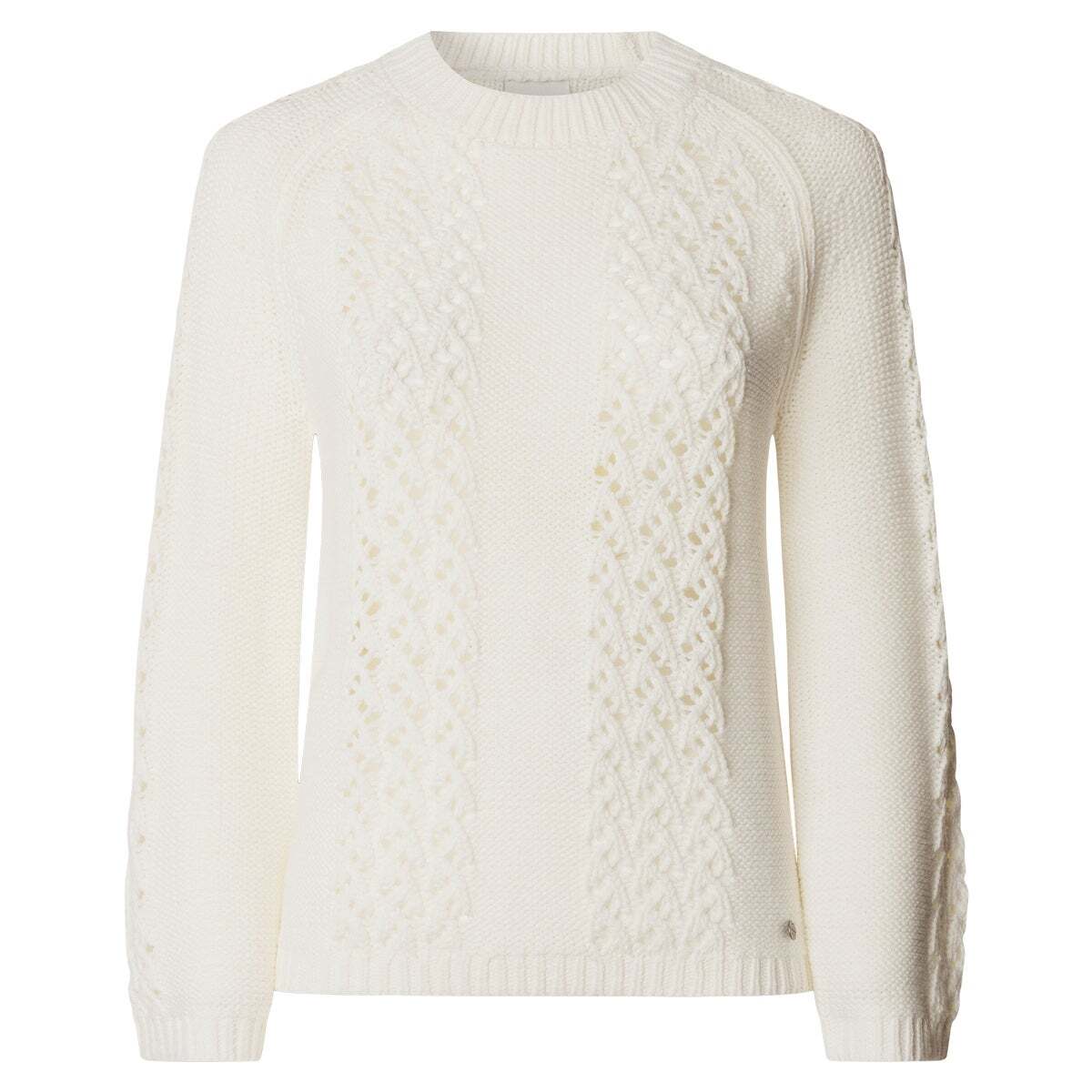 Pull Avec Détails Ajourés blanche mousse, PEPE JEANS