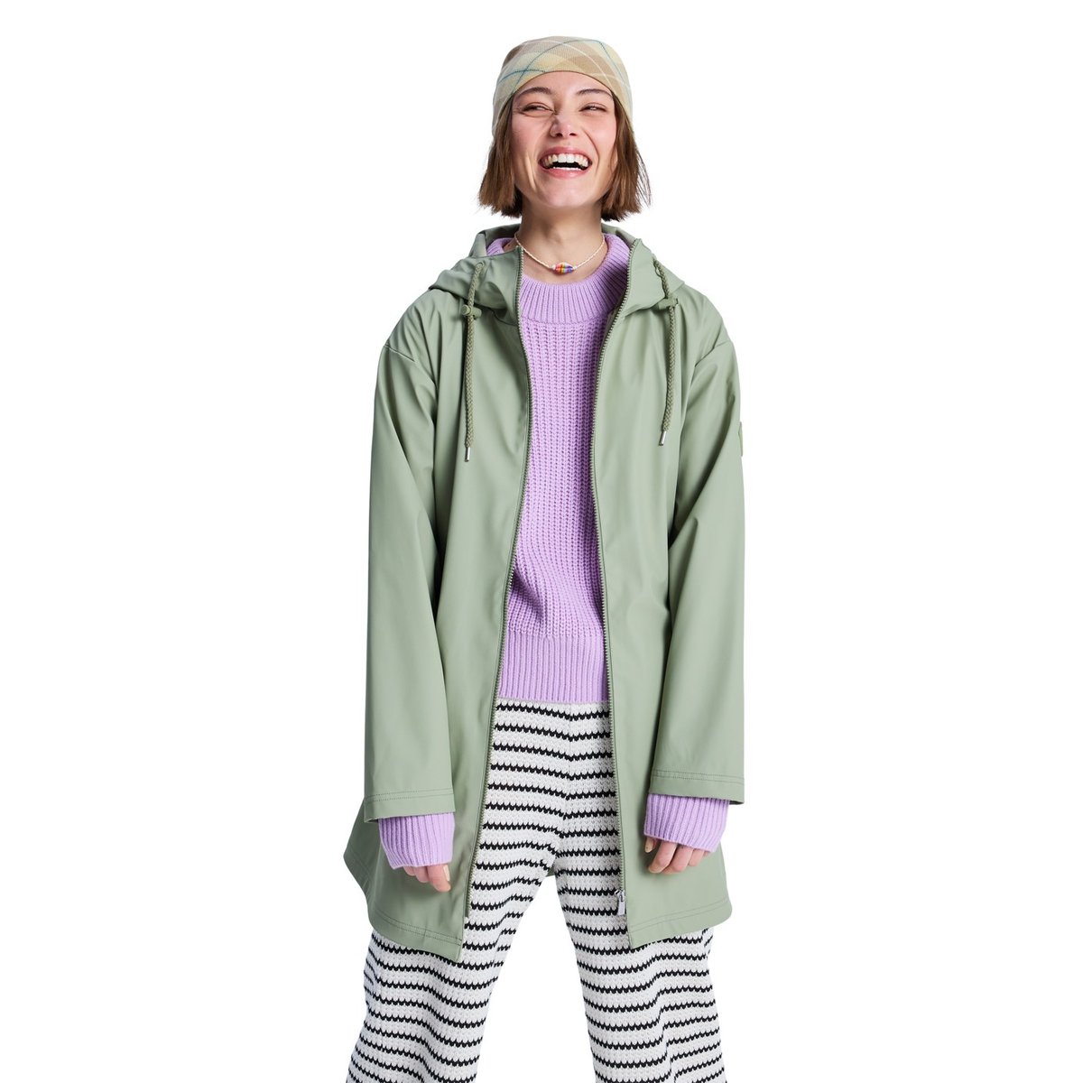Veste imperméable RAINING AGAIN. vert oil green, ROXY