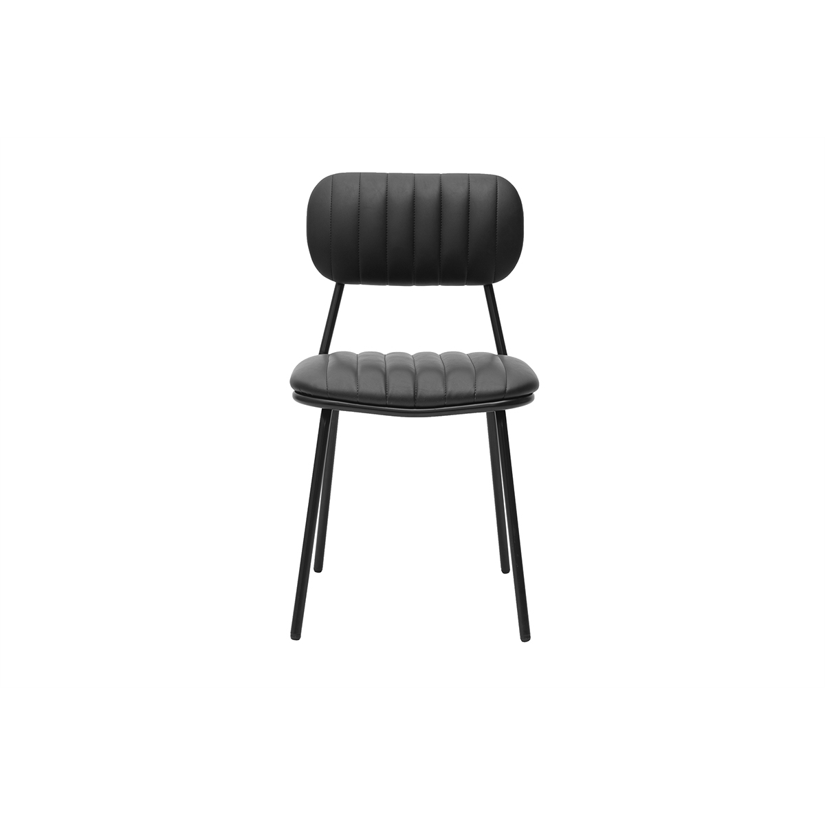 Chaises vintages noires (lot de 2) GALWAY noir, MILIBOO