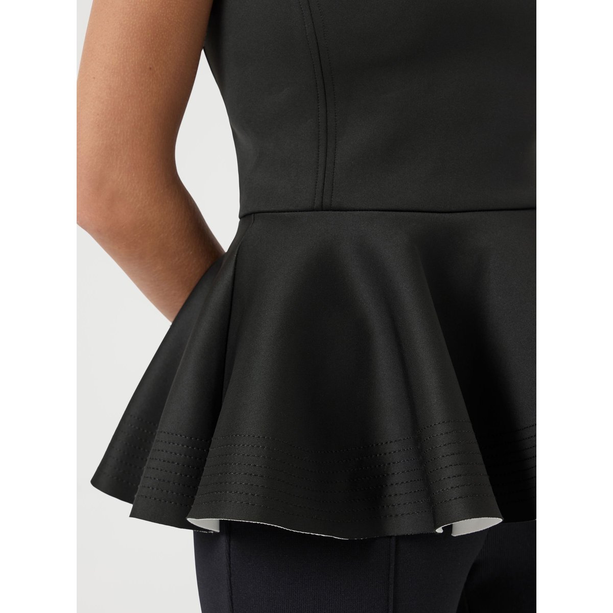Top Sans Manches noir - black, YAS