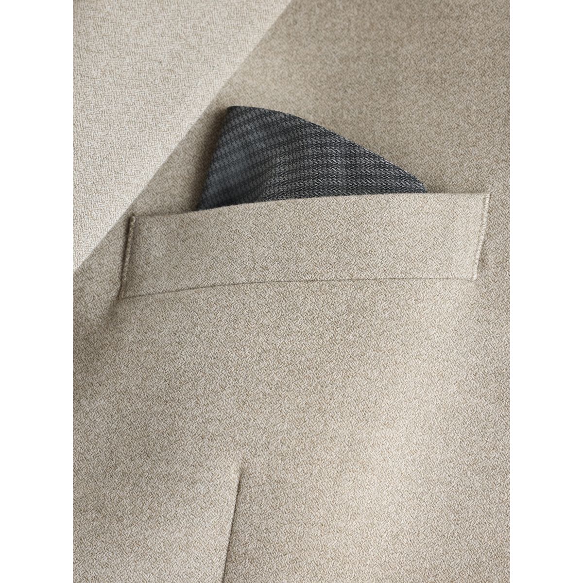 Veste de costume près du corps en flanelle écru, NEXT