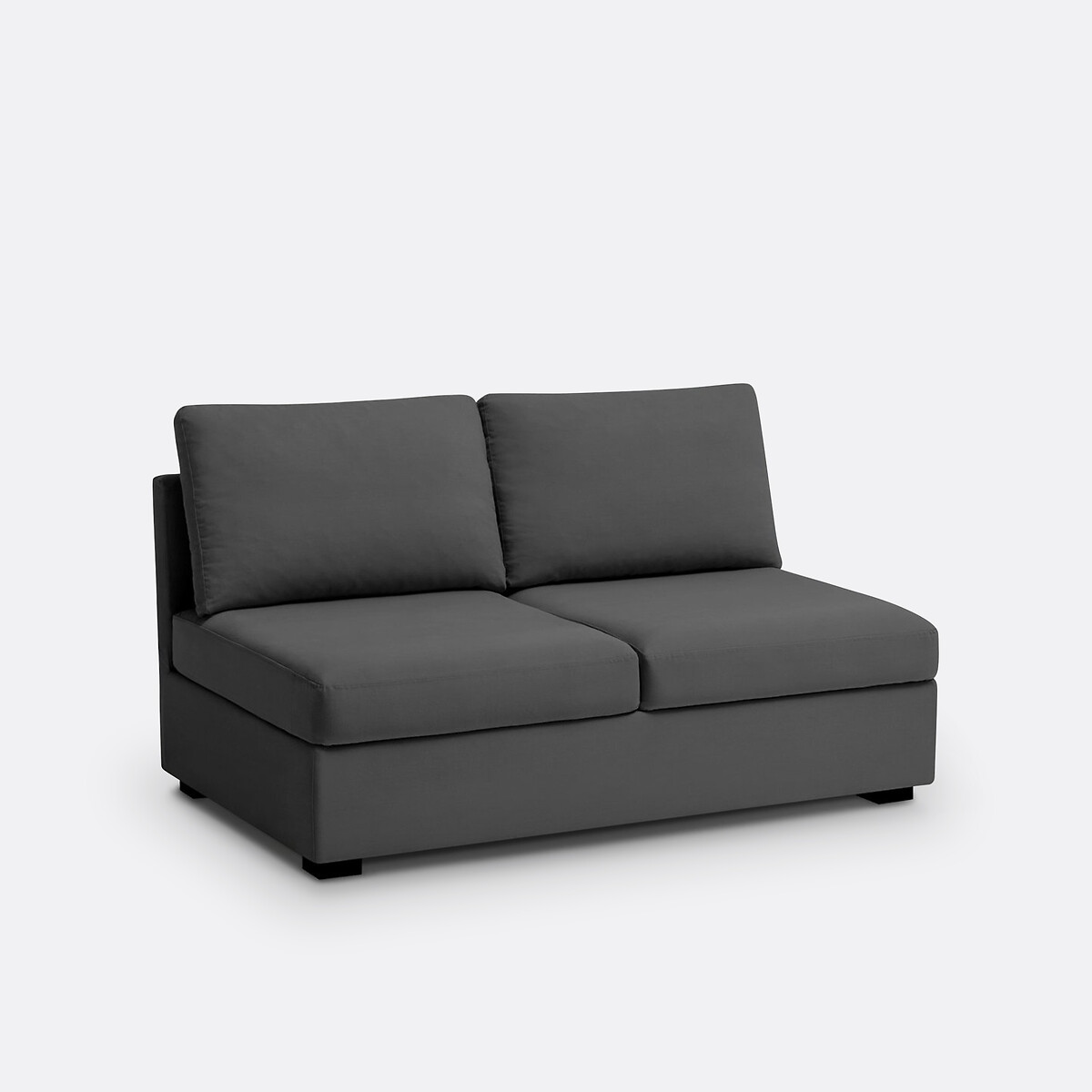 Banquette convertible Comfort Bultex®, Robin gris anthracite, SO'HOME
