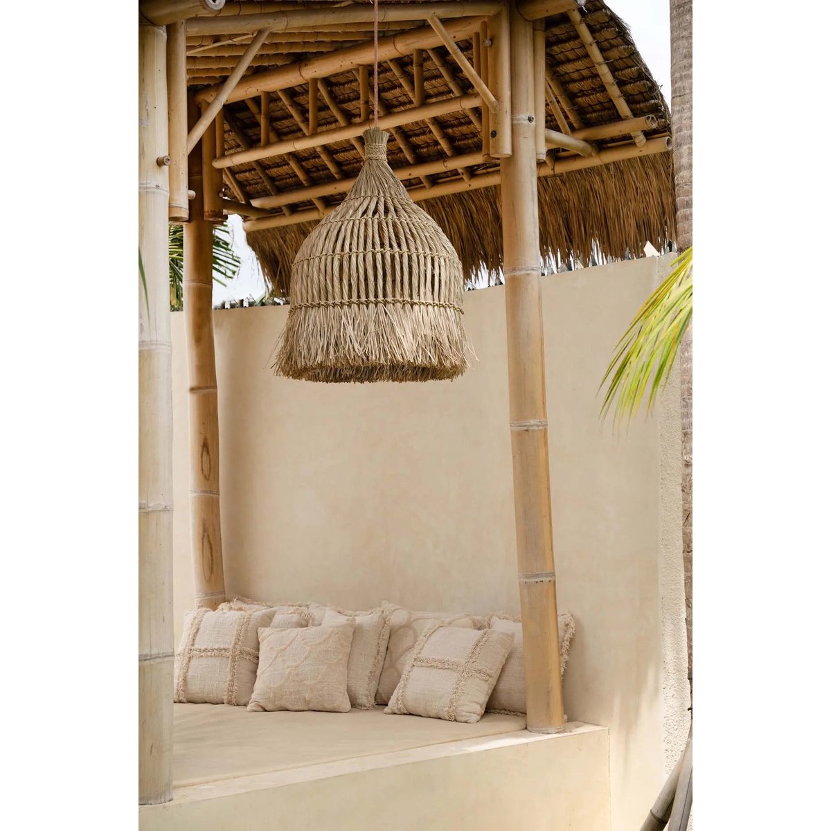 Suspension en herbe GUAGUA beige, BAZAR BIZAR