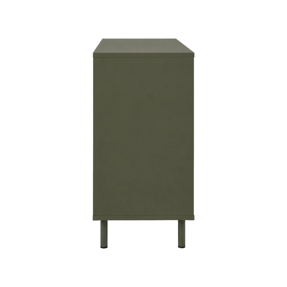 Buffet décor bois et métal 3 portes 120cm ELLIE beige, SWEEEK