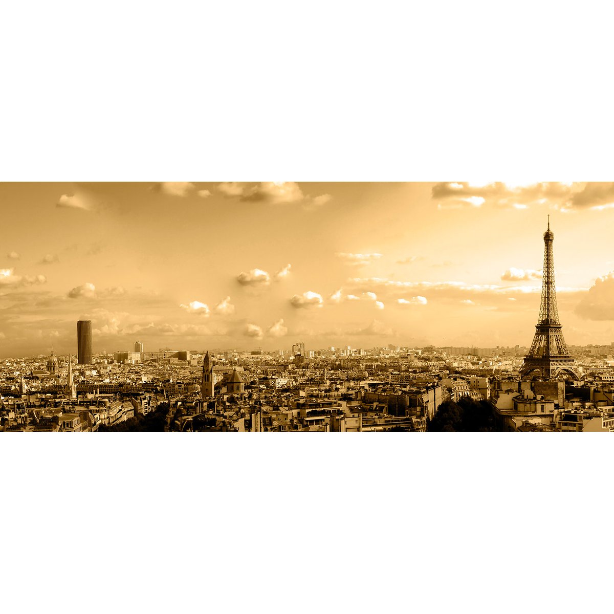 Tableau paris panoramique tableau alu dibond, HEXOA