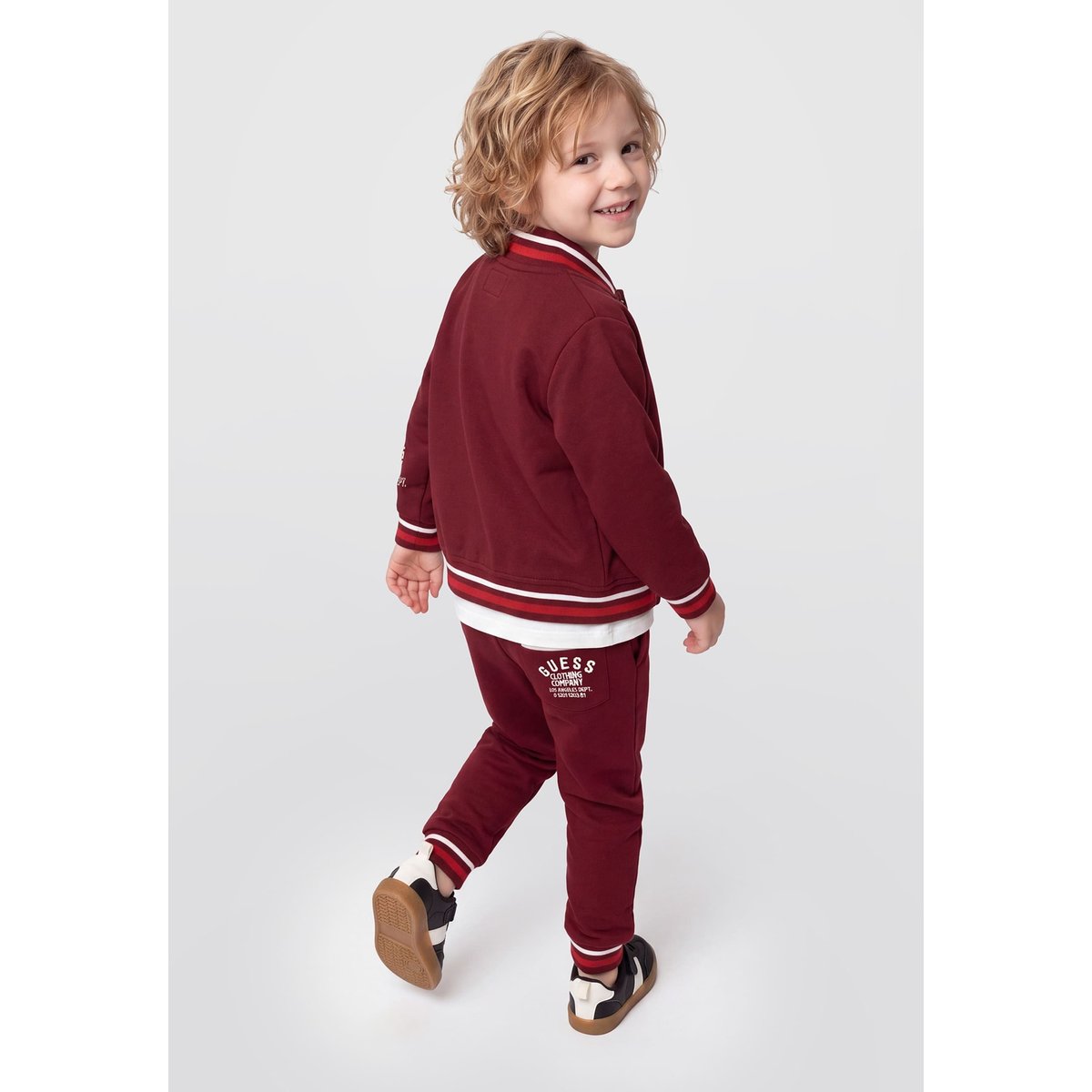 Veste Bomber rouge foncé, GUESS KIDS