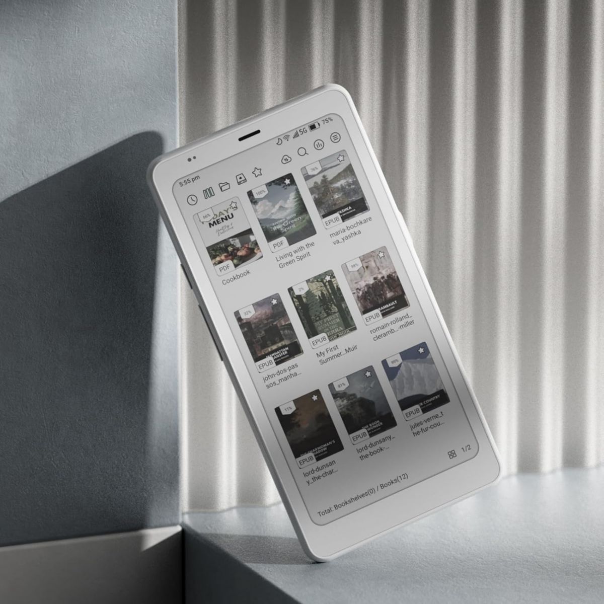 Liseuse eBook Palma 2 Pro blanc couleur unique, BOOX