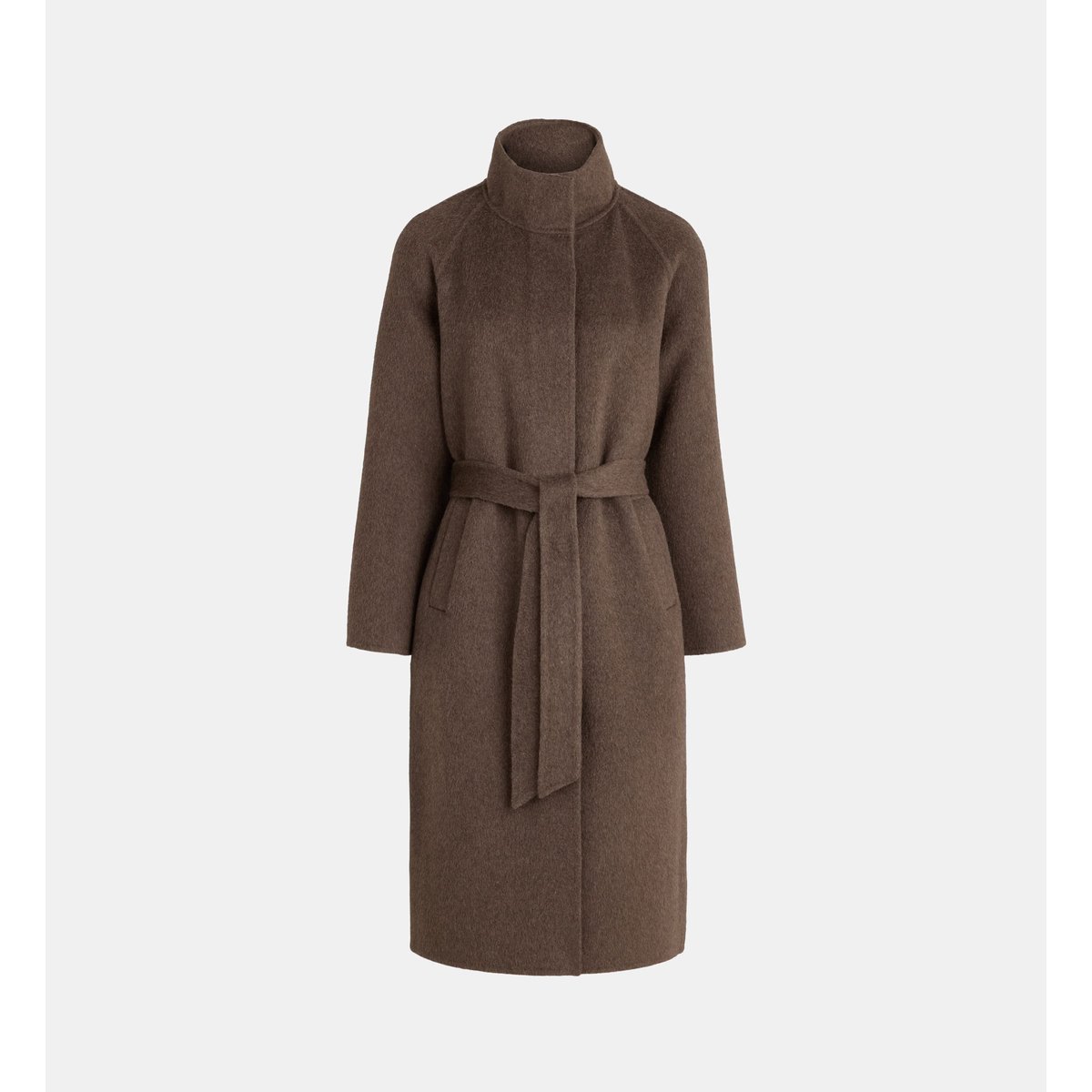 Manteau long droit orage double face marron, JODHPUR