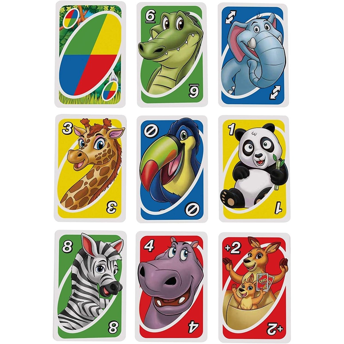 Uno Junior Jeu de société multicolore, MATTEL