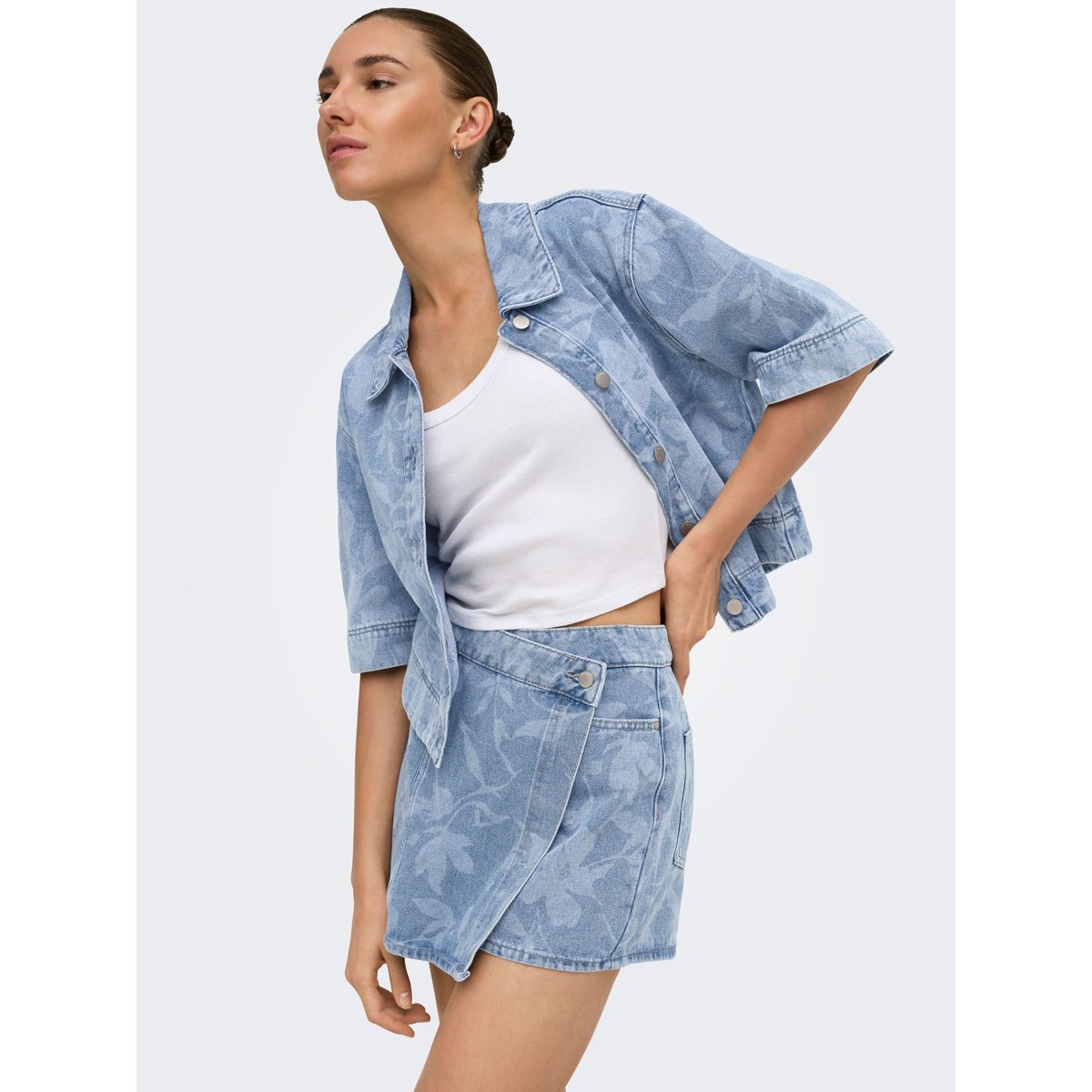 Skort light blue denim 1, JDY