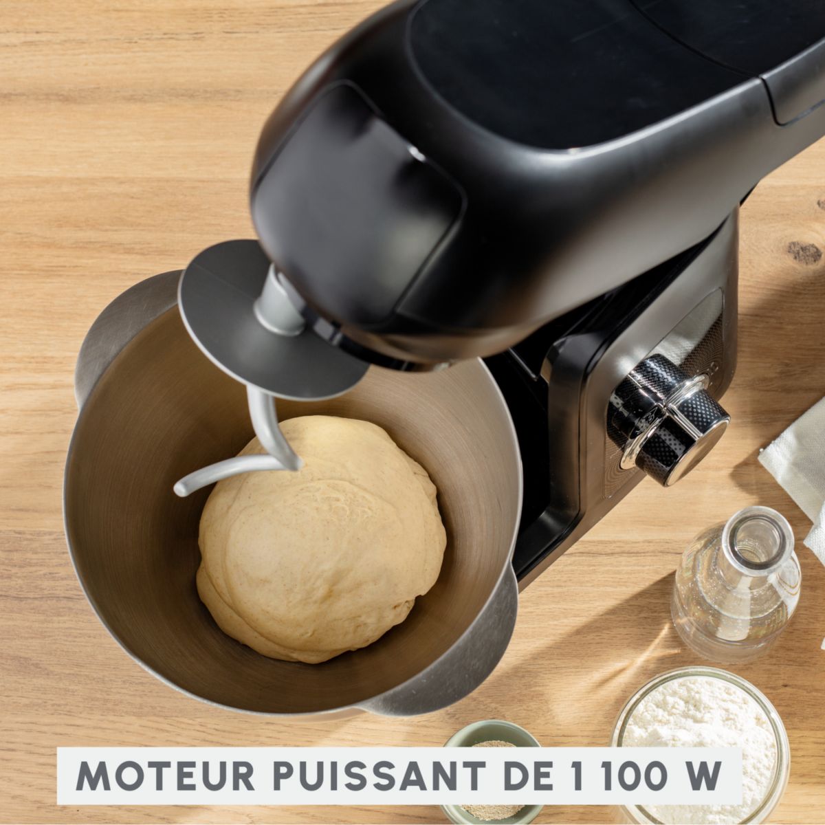 Robot pâtissier Bake Partner noir QA525810 couleur unique, MOULINEX