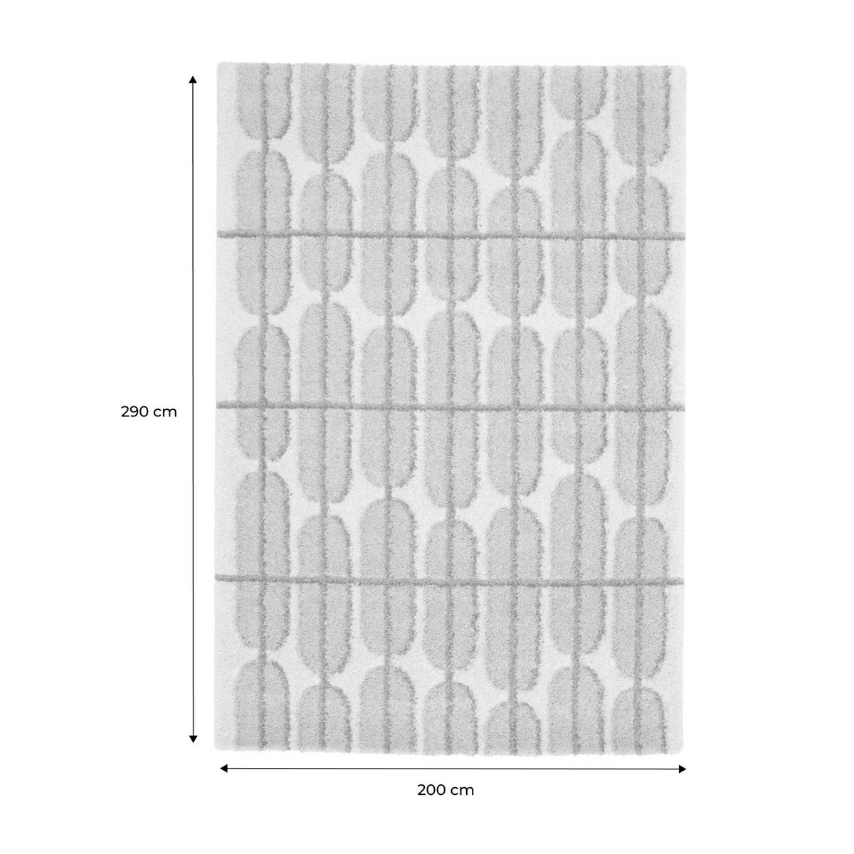 Tapis intérieur rectangulaire contemporain OCEA multicolore, SWEEEK