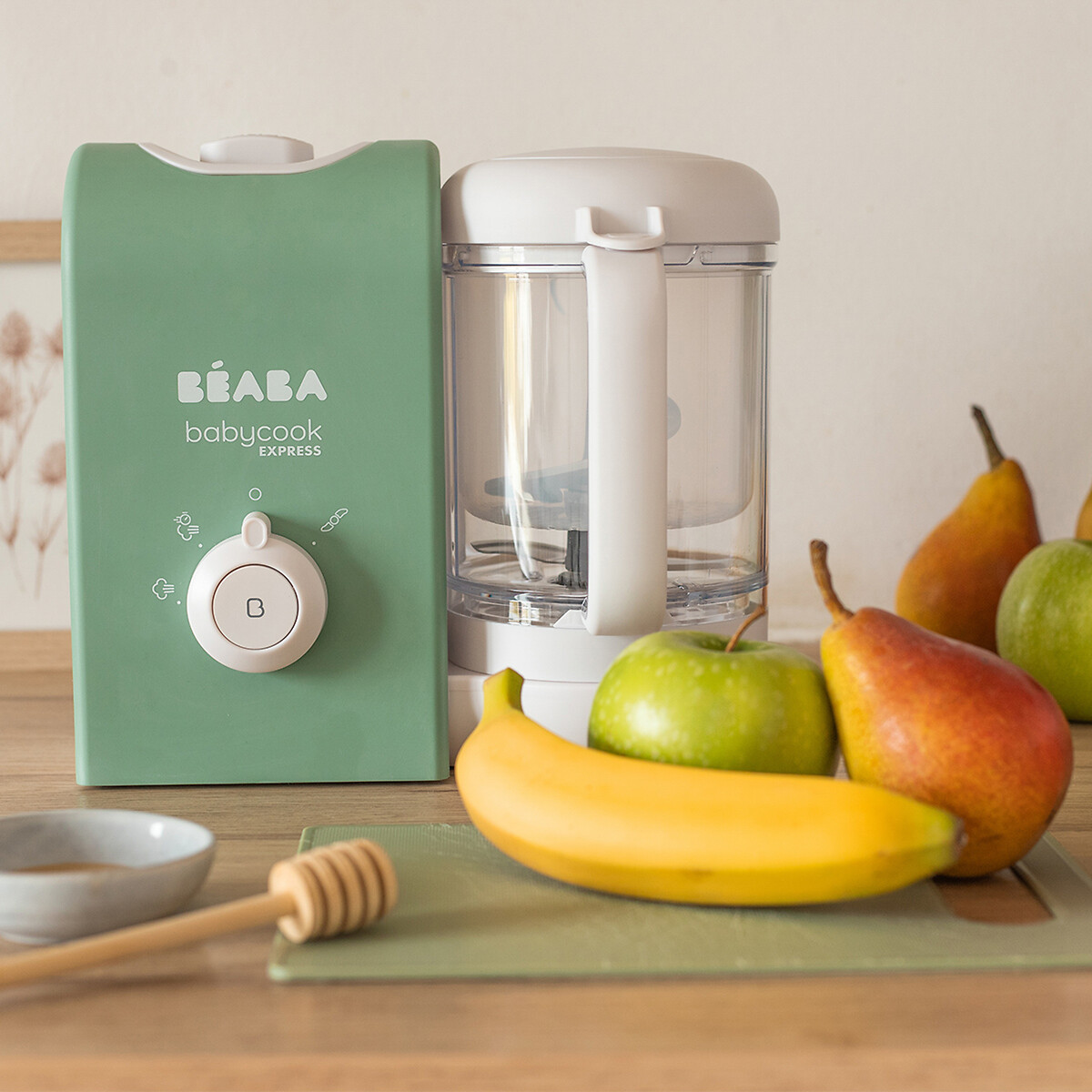 Robot bébé cuiseur babycook express vert sauge, BEABA