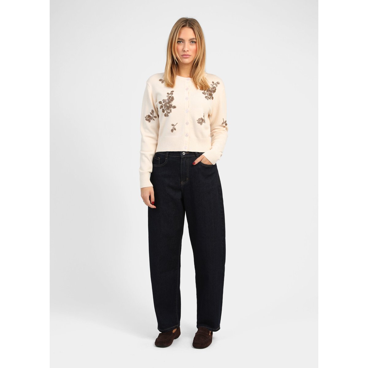 Gilet NAPAYETTE vanille, AN'GE