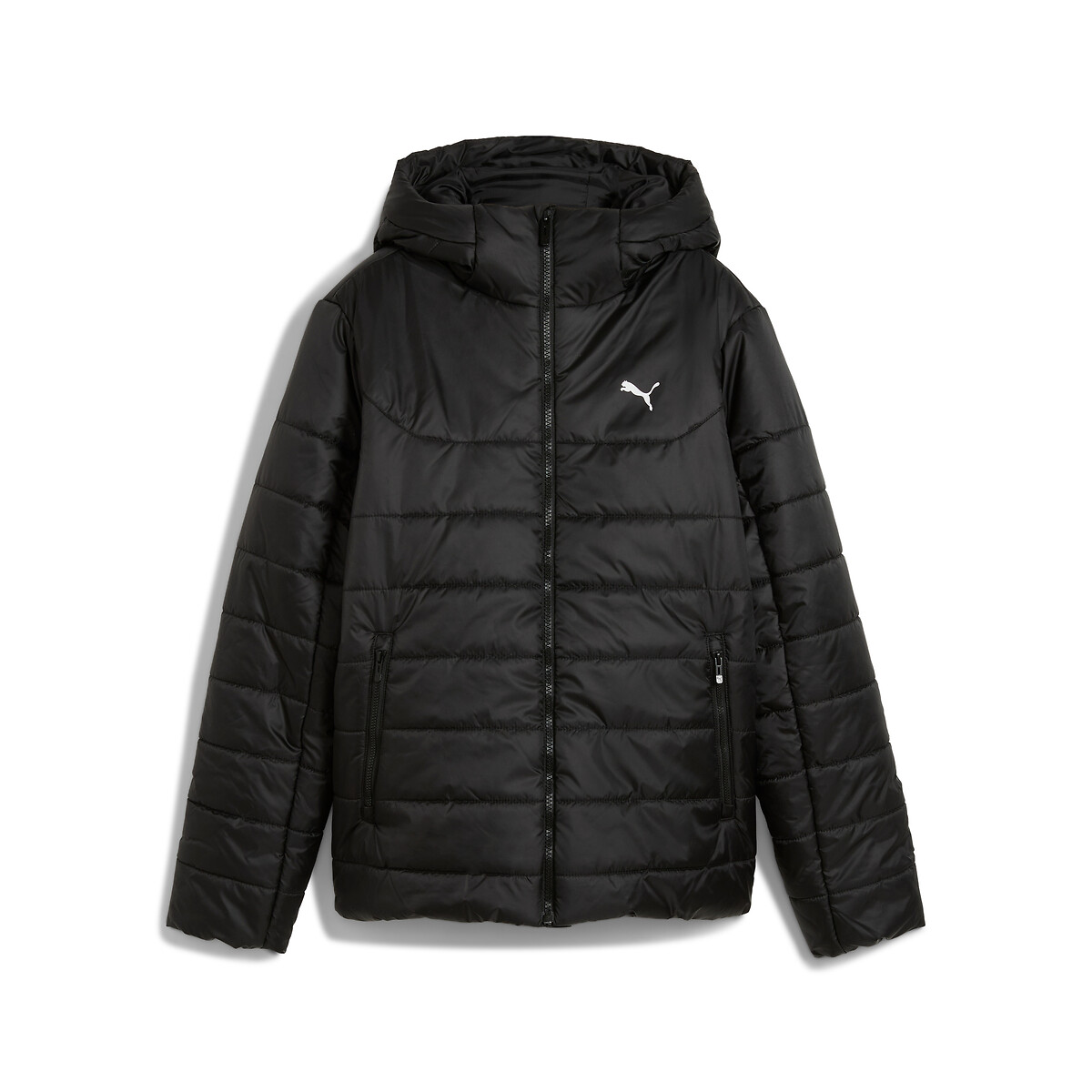 Daunenjacke mit Kapuze ESSENTIALS schwarz, PUMA