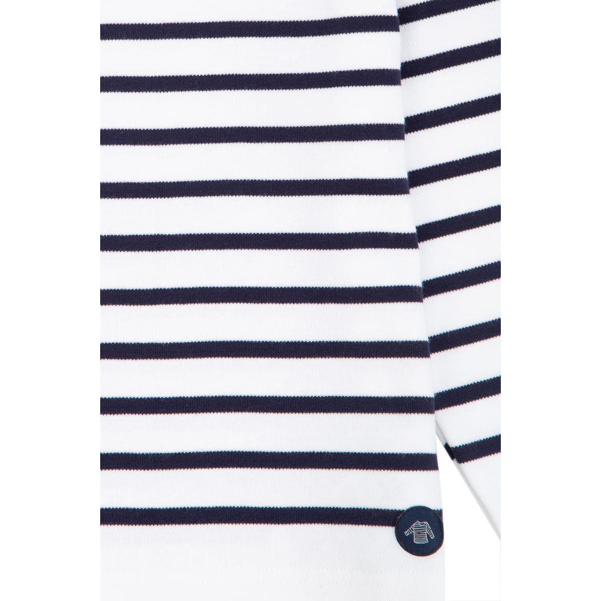Marinière en coton AMIRAL KIDS blanc/navire, ARMOR-LUX
