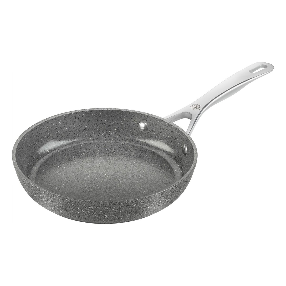 Poêle, 24 cm, Aluminium, Revêtement antiadhésif en céramique renforcée en titane gris pierre, BALLARINI