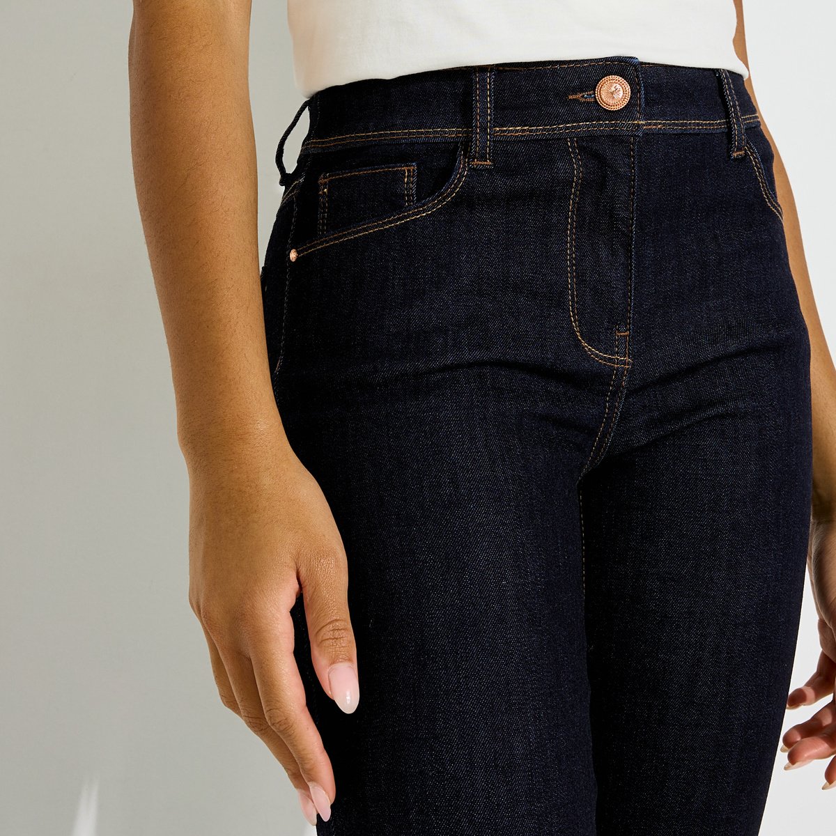 Jean slim MADRID S01 bleu brut, GRAIN DE MALICE