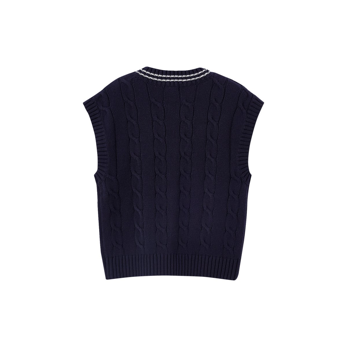 Pull sans manches marine, JONEN
