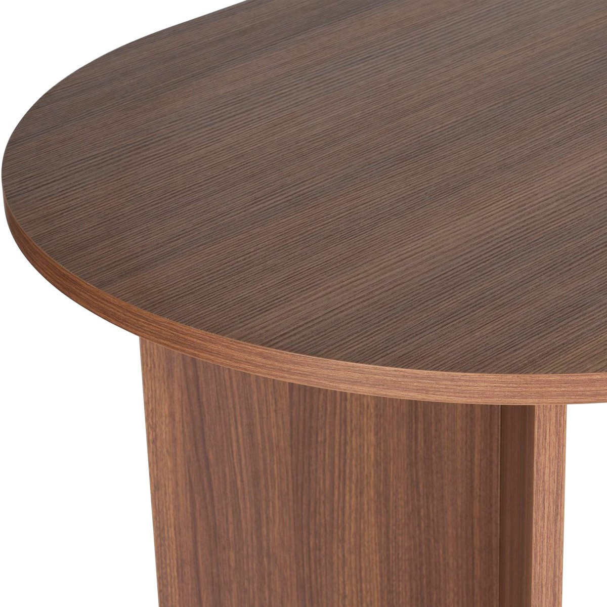 Table à manger ovale 8 pers. - SUNA noyer, HOMIFAB