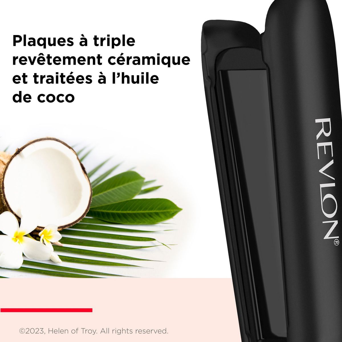 Lisseur RVST2211P Smoothstay coconut couleur unique, REVLON