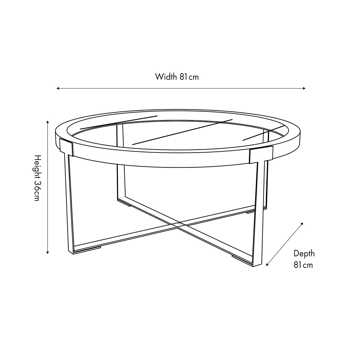 Vireo Glass & Walnut Wood Coffee Table walnut, SO'HOME