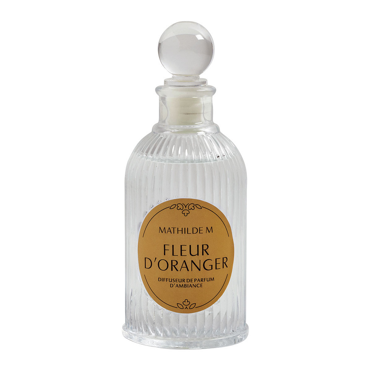 Diffuseur de parfum Fleur d'Oranger transparent, MATHILDE M