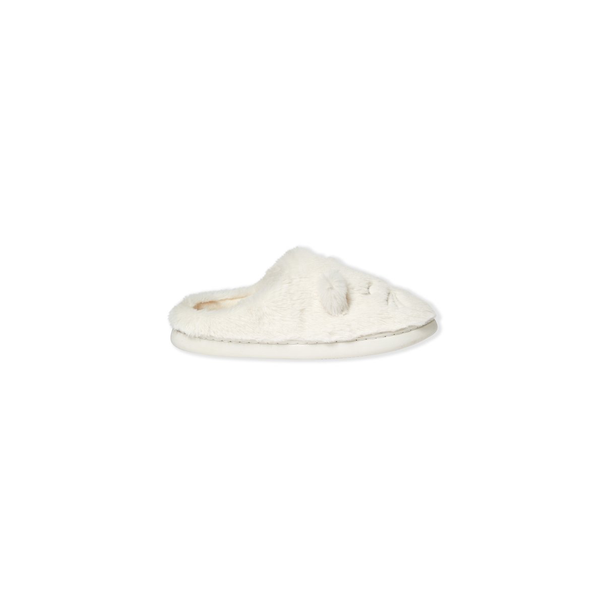 Chaussons chats LICATS ecru, ETAM