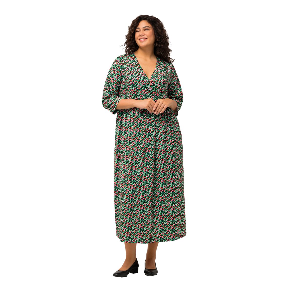 Robe en jersey noir, ULLA POPKEN