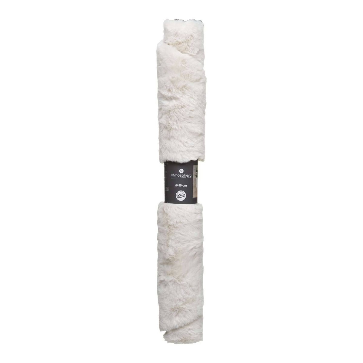 Tapis rond extra doux ivoire, ATMOSPHERA