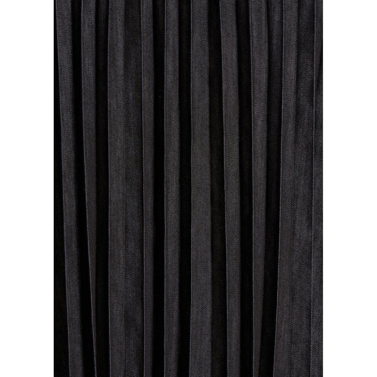 Chemise en jean dos plissé noir, LA FEE MARABOUTEE