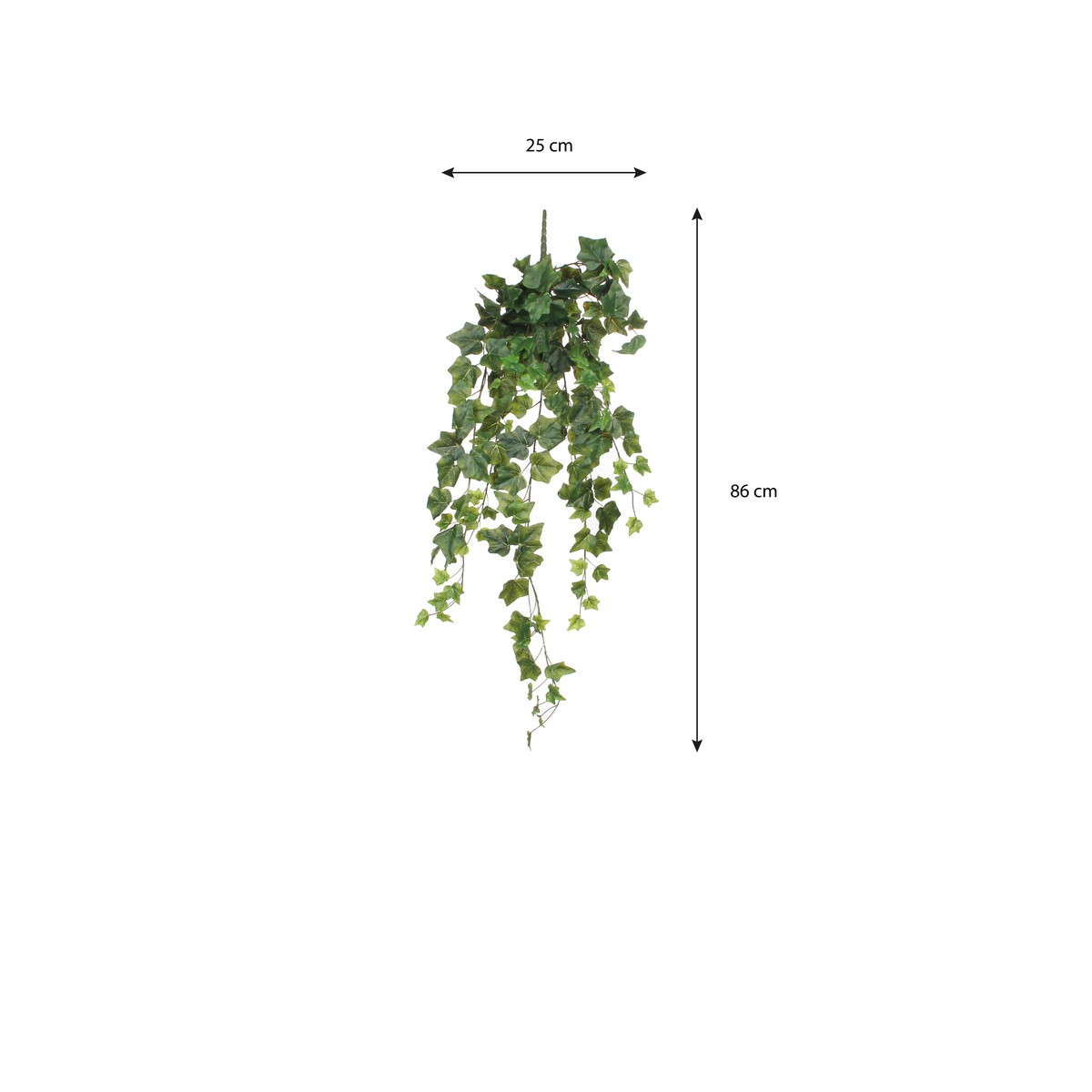 Plante artificielle suspendue IVY vert, MICA DECORATIONS