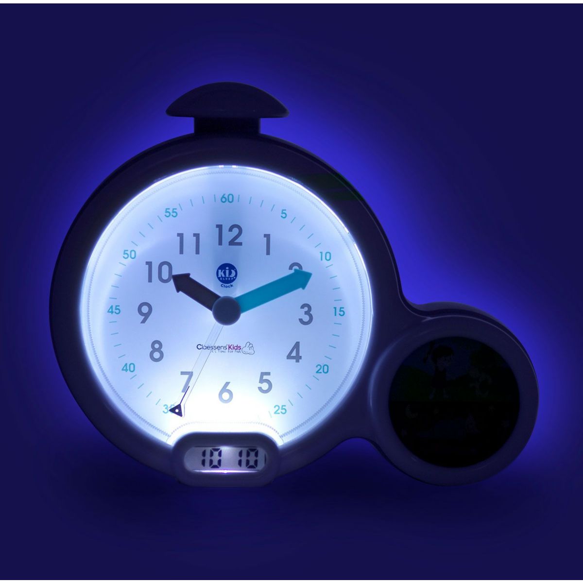 Réveil éducatif Kid'Sleep Clock blanc, rose, PABOBO