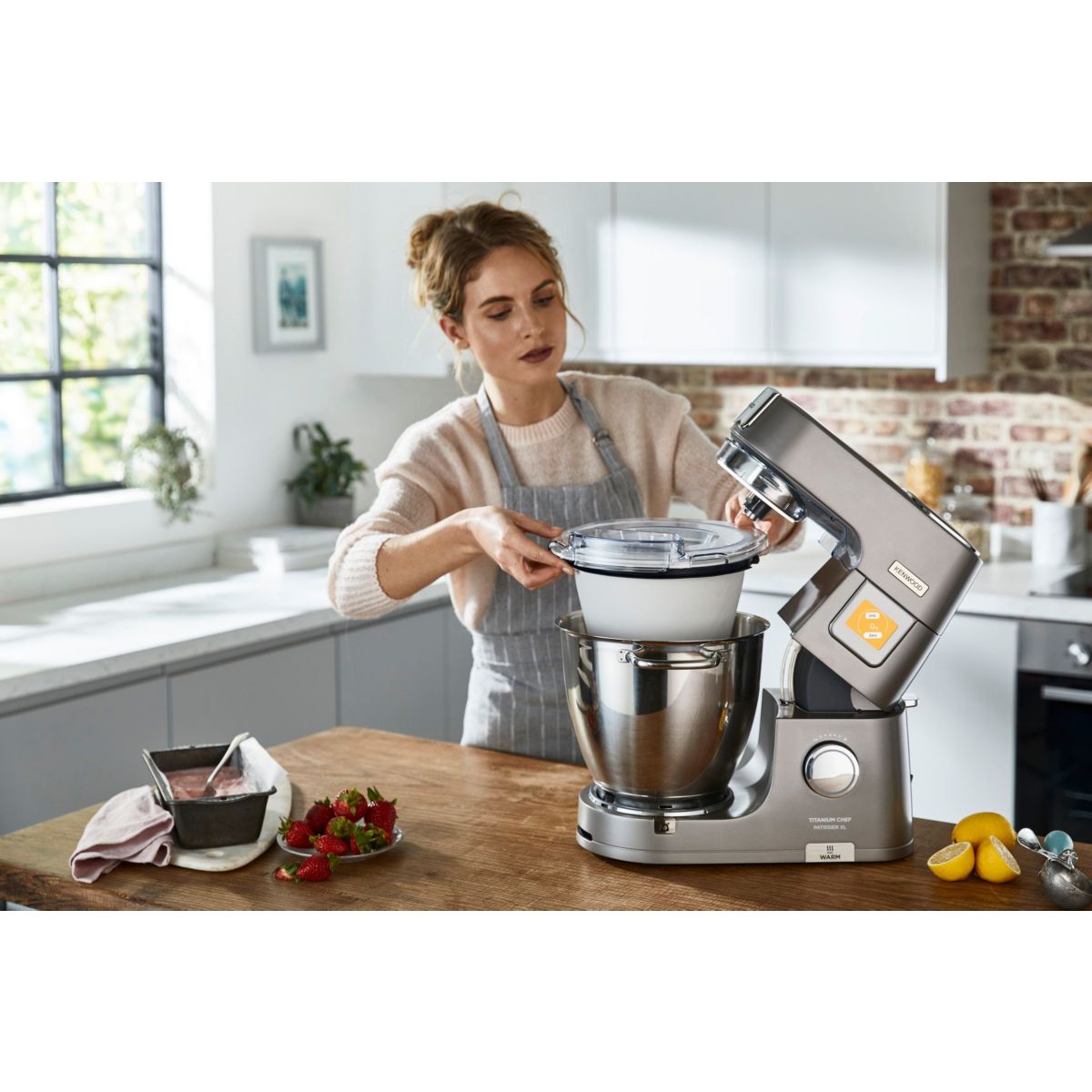 Sorbetière KAX71.009WH pour chef et chef XL blanc, KENWOOD