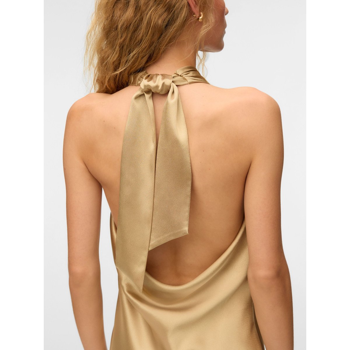 Robe gold colour, VERO MODA