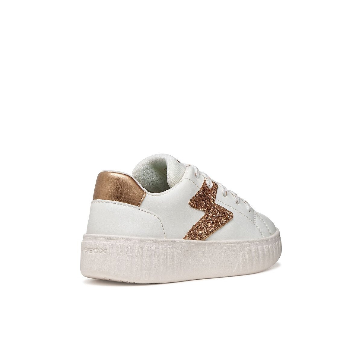 Sneakers traspiranti, MIKIROSHI bianco/gold , GEOX