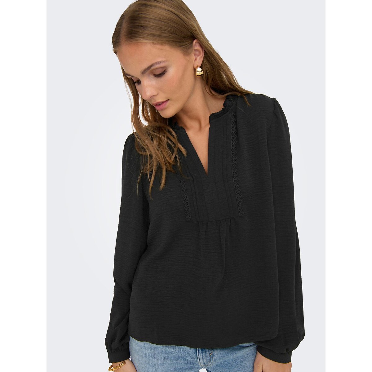 Chemisier, manches longues noir, JDY